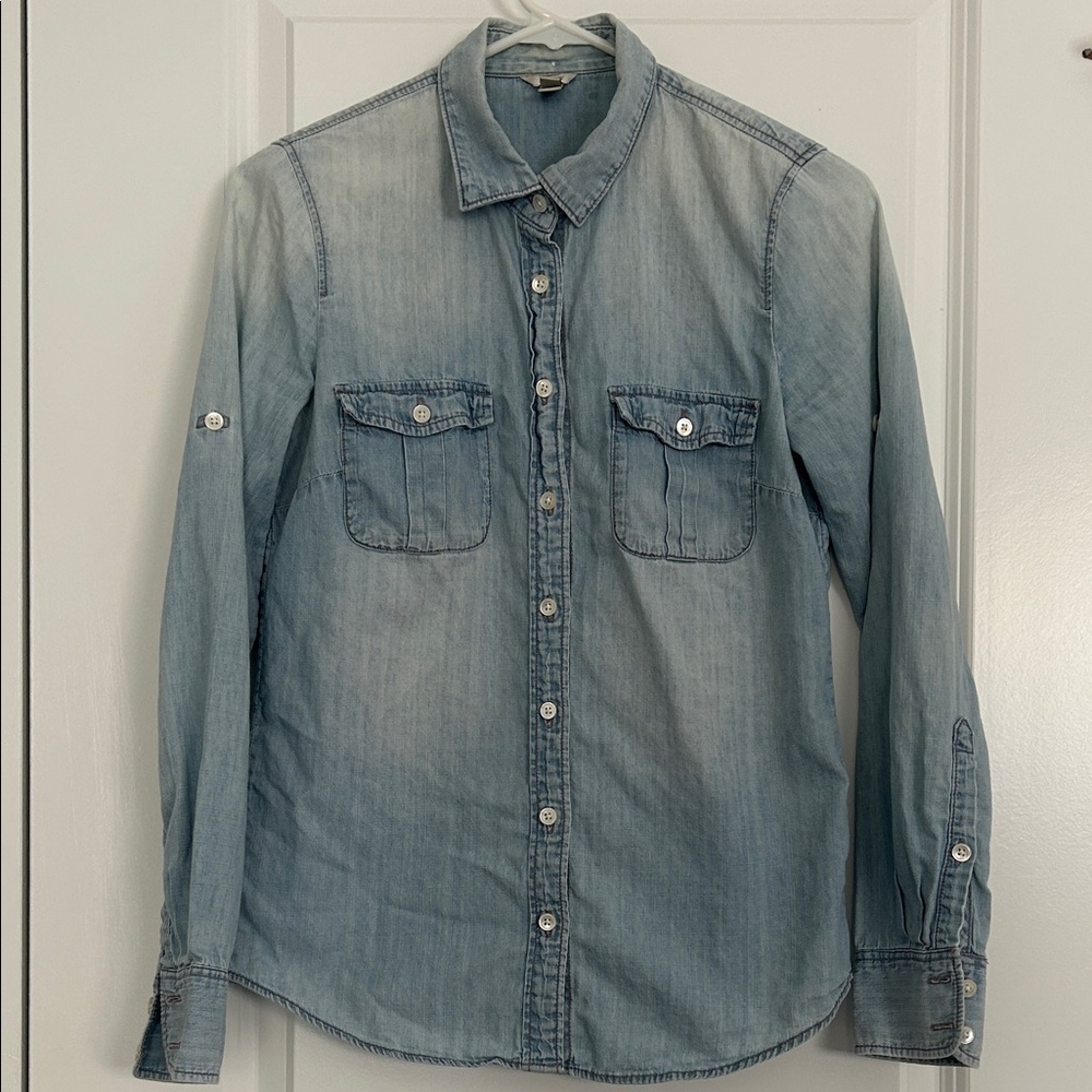 Jcrew Women’s Light Blue Denim Shirt